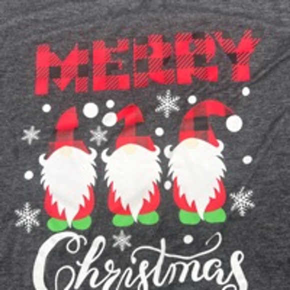 Christmas Gnomes T-Shirt 4XL Gray Red - Picture 2 of 5